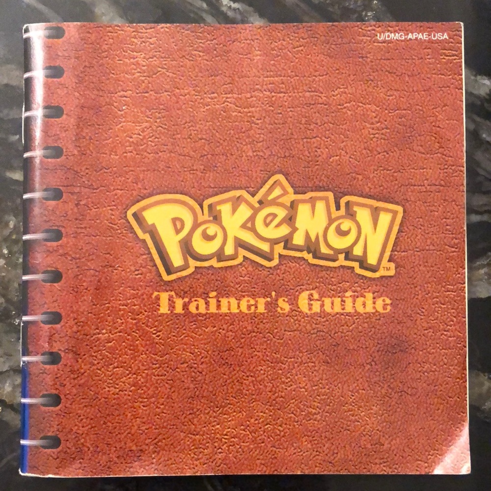 HOST PICK ⭐️ Pokémon Red Version Trainer Guide - Nintendo Game Boy [MANUAL ONLY]